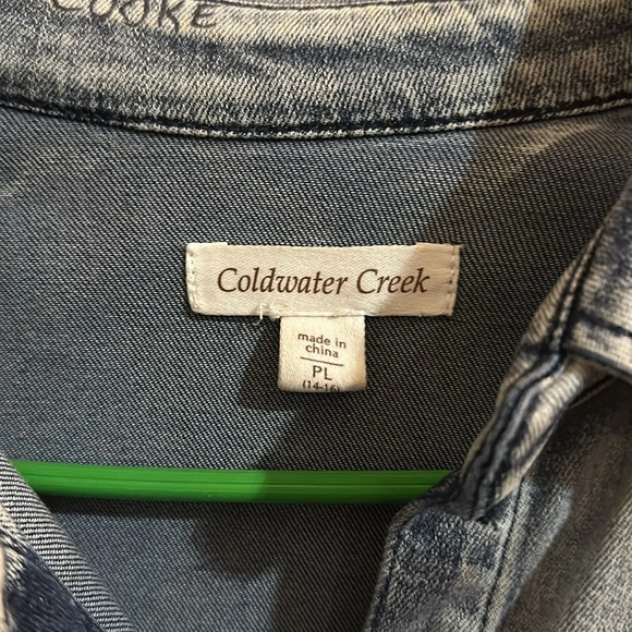 Coldwater Creek Chambray Jacket/Shirt - Picture 3 of 8